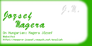 jozsef magera business card